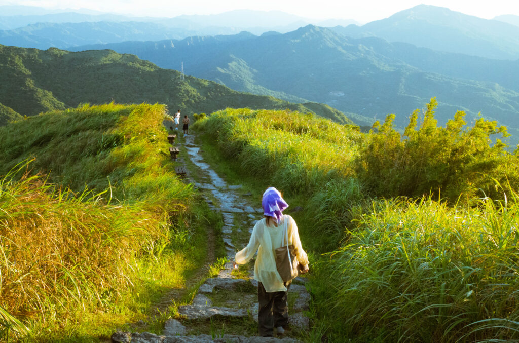 Keelung hiking trail near Jiufen